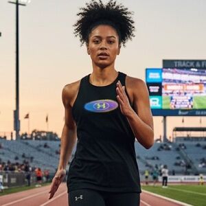 UNDER ARMOUR Heat Gear Loose Fit Tank Top S Black $25 Retail NWT